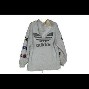 Vintage Adidas Trefoil Fleece Jacket